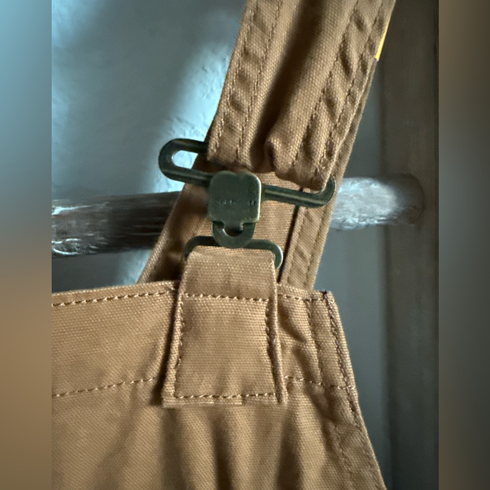Carhartt Women's Rugged Flex Relaxed Fit Canvas Shortalls NWT Sz: Med - Picture 7 of 14